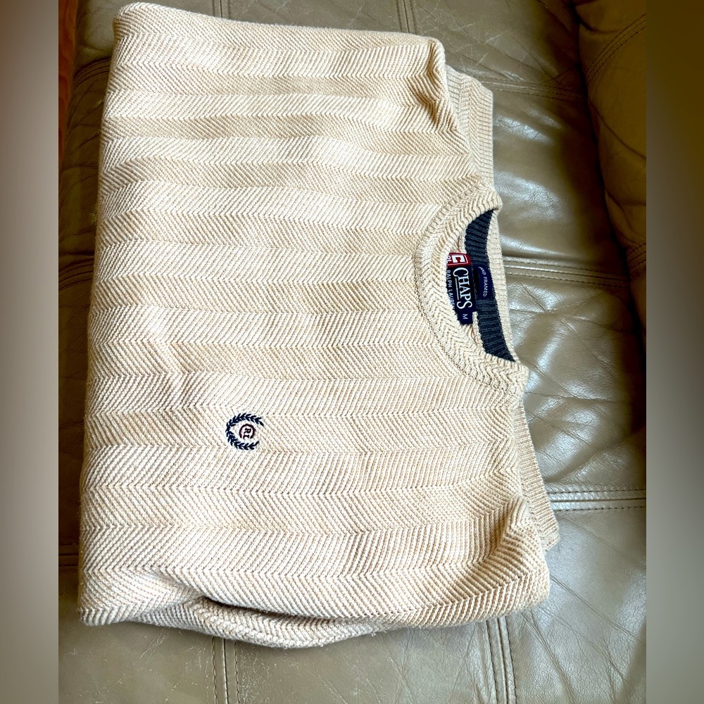 Ralph Lauren chaps cotton sweater M very good condition